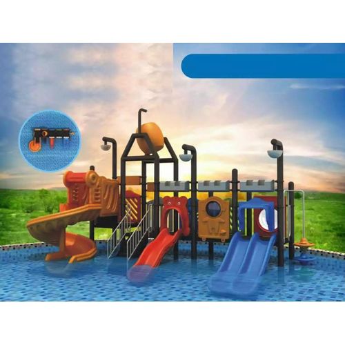 Spielhaus Garten Spielplatz Kinderspielplatz mit Rutschen Unterhaltung