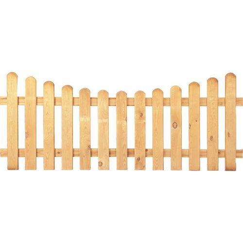 T&J HEIKO Gartenzaun Unterbogen grün 200 x 80/65 cm