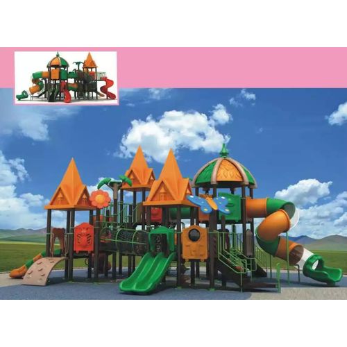 Spielturm mit Rutsche Kletterturm Spiel Gerät Anlage Outdoor Spielplatz