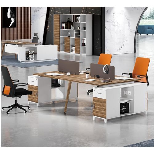 Büro Tisch Möbel Einrichtung Ausstattung Callcenter 4 Arbeitsplätze Schreibtisch