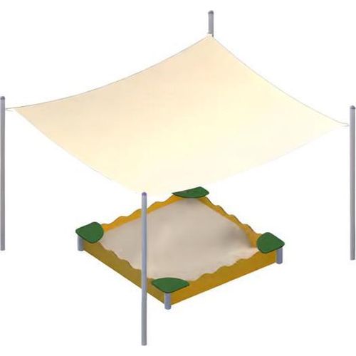 Sandkasten Überdachung Spielbereich Spielgeheg Sandspielbereich Buddelbereich