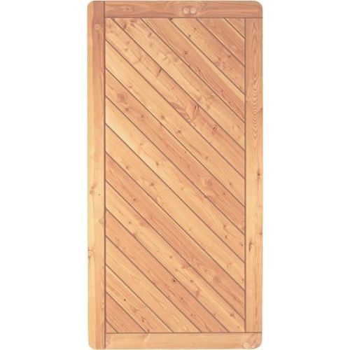 T&J SKAGEN Sichtschutzzaun Lärche 900 x 1800 mm
