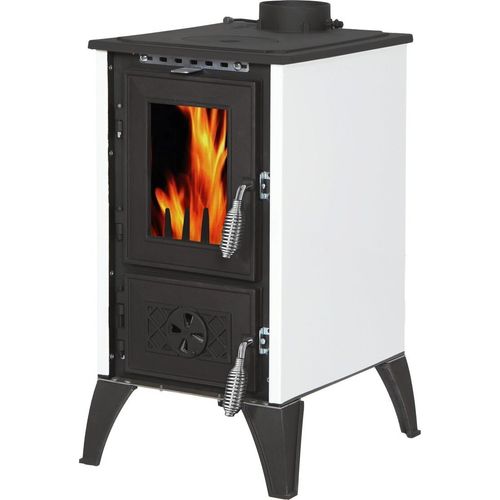 EEK A - Kaminofen mit Herdplatte 806 IGLO weiß - 10,6kW