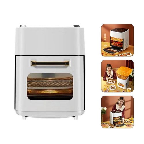 Heißluftfritteuse,Luftfritteuse,15L Luftfritteuse,Heißluftofen,Edelstahl,1400W