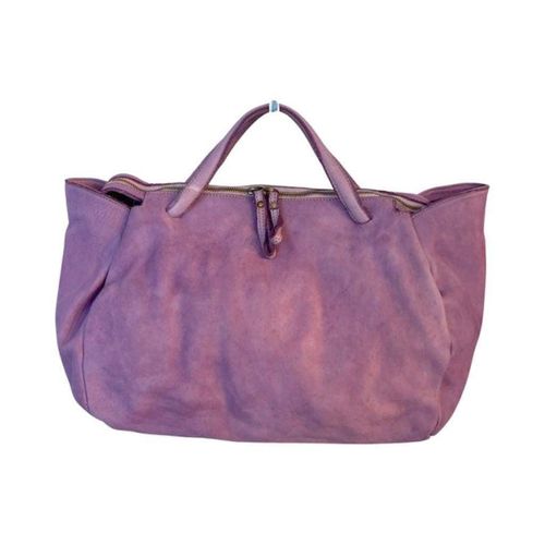 BZNA Handtasche Diana lila Designer Schultertasche Tasche Ledertasche