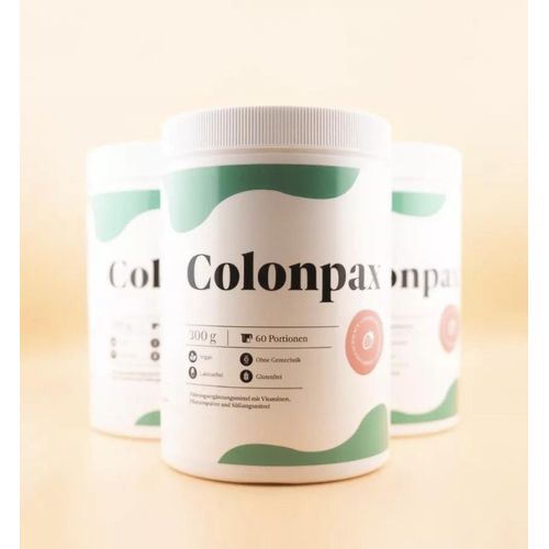 3x Colonpax 300 g Darmgesundheit Ballaststoffe das Original VEGAN