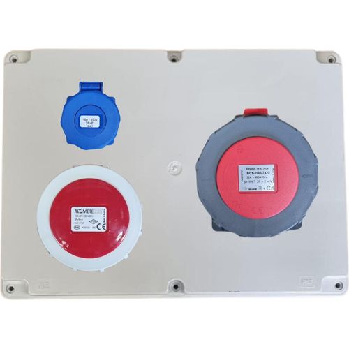 IP67 Stromverteiler Verteilerkasten Sicherungskasten 1x 230V IP67_1x 16A IP67_1x 32A IP67_Ohne _40203005_Ohne Kabel