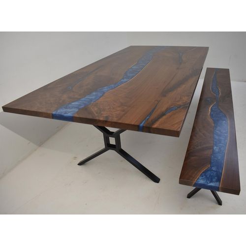 Design Tisch Bank Esstisch Küchentisch Tische Bänke Massiv Echtholz Wohnzimmer