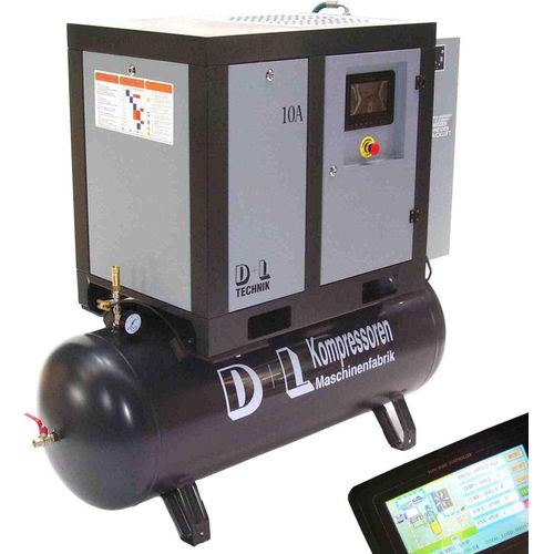 Schraubenkompressor Schraubenverdichter 950/10/270 7,5kW 950L 10bar mit Trockner