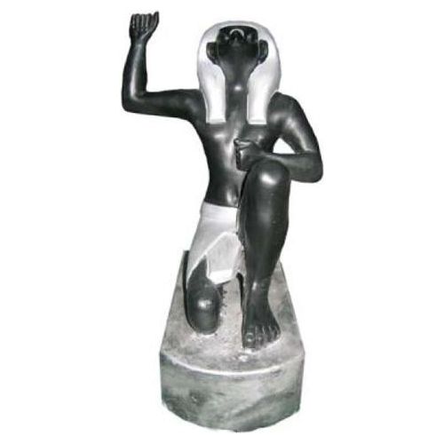 Ägyptischer Pharao Figur aus Kunststoff, Höhe 21 cm