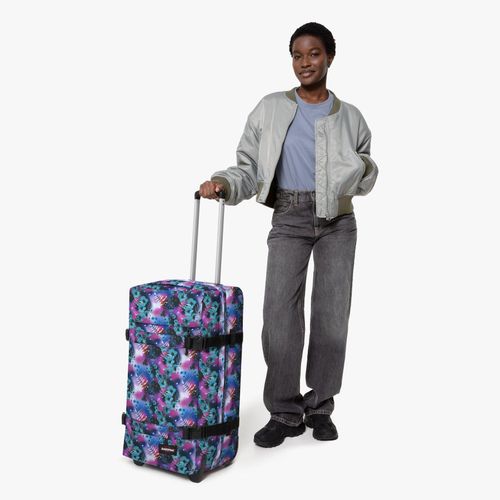 EASTPAK Trolley Koffer TRANSIT´R M Dreamflower Dark 78L mit TSA Schloss