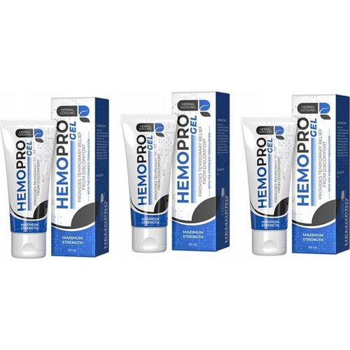 3X Hemopro Creme 80 Ml