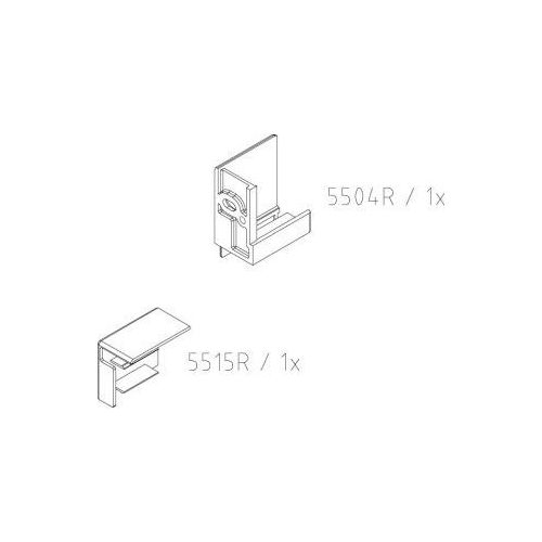 Kermi 2535901 EBNI023 Set Wandwinkel re.