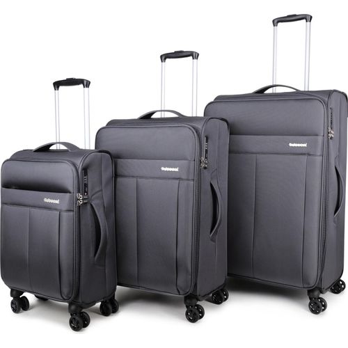 D-Upright Kofferset Grau TSA 109, 70 en 34 Liter