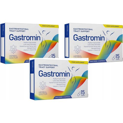 3x Gastromin - Natürliches Mittel zur Verbesserung der Verdauung