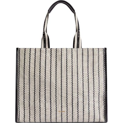 Ted Baker Riveren Woven Webbing Shopper Navy creme