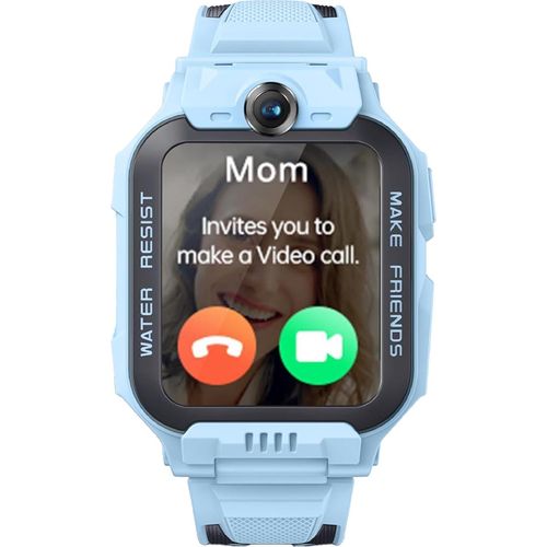 imoo Z7 Kinder-Smartwatch – HD-Videocall, GPS, Dual-Kamera, wasserdicht, Blau