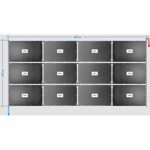 OKU Solarabsorber Pool-Solarheizung SET 24 - 12 Absorber