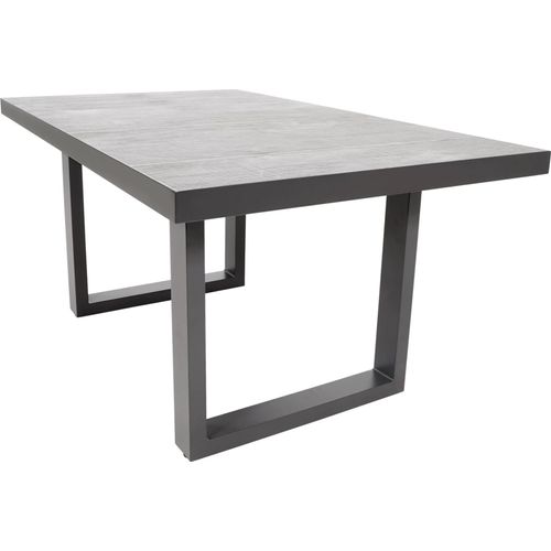 Loungetisch - 140x85x67 cm - Aluminium - Keramik