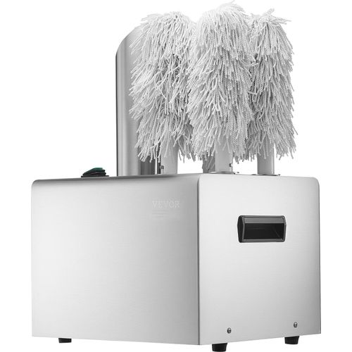 VEVOR Gläserpoliermaschine Weinglas-Poliermaschine mit 5 Polierköpfen, 330 Tassen/h, elektrischer kommerzieller Glaspolierer