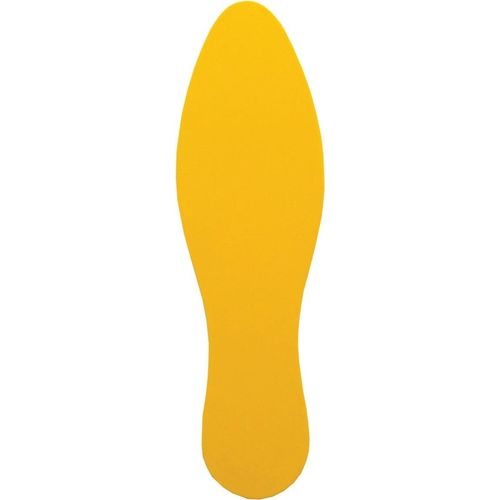 Fußbodensymbol 'Fuß' 28x8,4cm gelb Packung mit 5 Stück