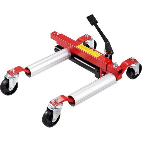VEVOR Radwagen Reifenheber, Max. Tragkraft 680 kg Autowagen, Wagenheber mit 360° drehbaren Rädern, Schwerlast Fahrzeugpositionierungs