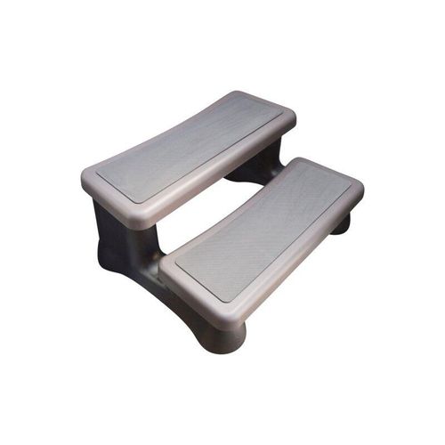 Whirlpooltreppe 2 Stufen Braun – Sicherer Einstieg für Whirlpool & SPA
