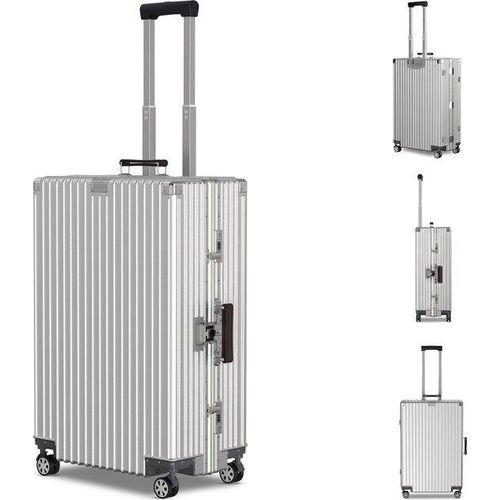 Voyagoux® ICON Koffer - Koffer - L - Großer Koffer - 114 Liter - TSA Schloss - Aluminium