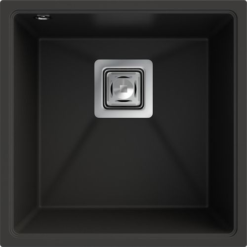 Granitan | Granitspüle NAPO42 - Chrom - Unterbauspüle - Modernes Design - Hochwertige Qualität