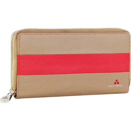 Peuterey Damen Leder Geldbörse Wallet Beige ZIPWAL B - PTT0040