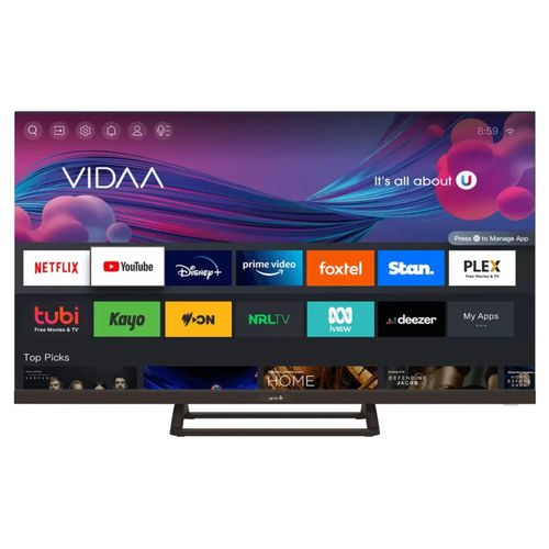 LED-Fernseher ARIELLI LED32N216VDA, 81 cm, Smart TV, HD Ready, VESA 100 x 100, VIDAA OS, , Schwarz