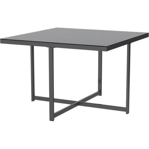 Aluminium-Gartentisch, sonnen- und frostbeständige Oberfläche, 110 x 110 x 74 cm