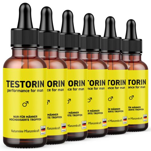 Testorin | Tropfen für aktive Männer | Testo Boost | 10 ml 6x