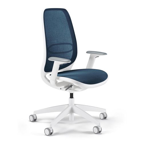sedus Bürostuhl se:air, Ai-821/008 blau/weiß