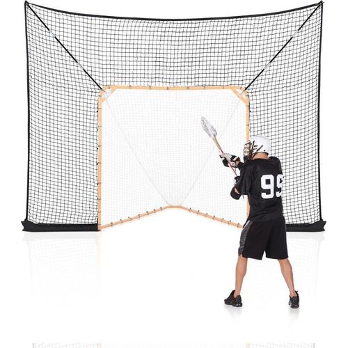 VEVO Hockey Lacrosse Tor 360x279cm Backstop - Erweitertes Trainingsnetz - Sportgeräte für Training und Spiel