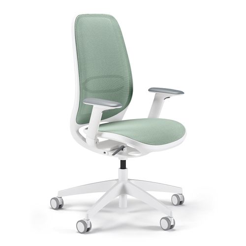 sedus Bürostuhl se:air, Ai-821/010 Stoff grün/weiß