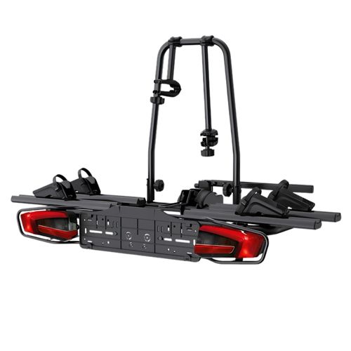 Owen Fahrradträger für Anhängerkupplung - Träger für 2 Fahrräder oder E-Bikes bis 60 kg - kippbar - Diebstahlschutz - für 50 mm Kupplung - E4