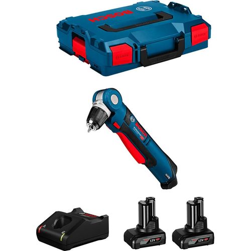 Bohrmaschine Schrauber BOSCH GWB 12V-10 (2 x 6,0 Ah + GAL12V-40 + L-Boxx 102)