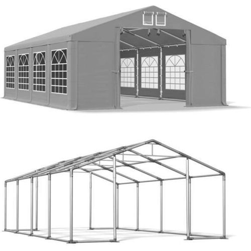 Saison Zelt 6x8 Grau WINTER ISD