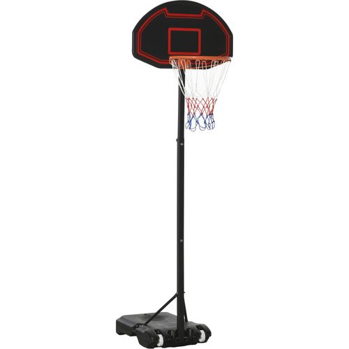 Basketballkorb mit Ständer Outdoor höhenverstellbar 195-250 cm für Kinder 8-14 Jahre mit Rädern