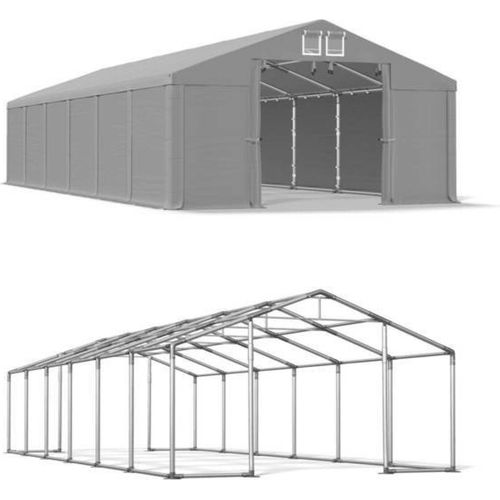 8x12 Grau Zeitschrift Zelt WINTER MSD