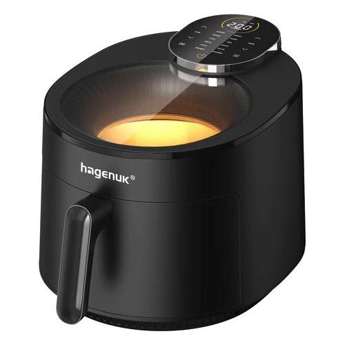 Hagenuk Digitale Heißluftfritteuse 5L 1500W 12 Programme Infrarot-Technologie