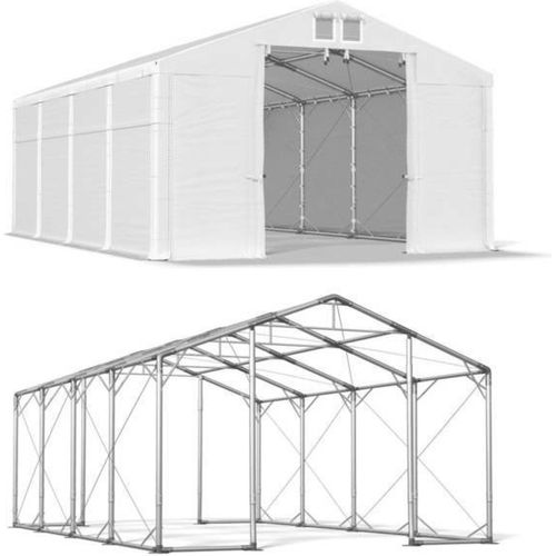 8x8 White Magazine Zelt POLAR MSD