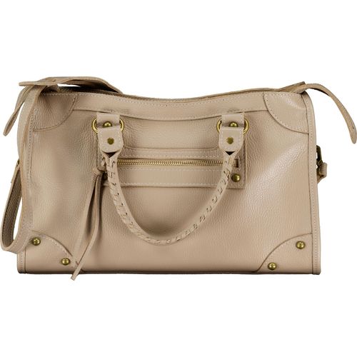Hausfelder Manufaktur Handtasche Beige 23.5