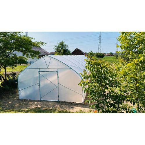 Gewächshaus 4x10 Profi Tunnel Gewächshaus model, robustes Treibhaus für Garten & Pflanzen-EU-Produktion – Hochwertiges Gewächshaus für Profi & Hobby