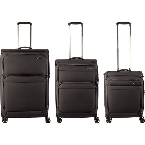 Franky T20-B Spinner 3er SET S/M/L mit Dehnfalte black
