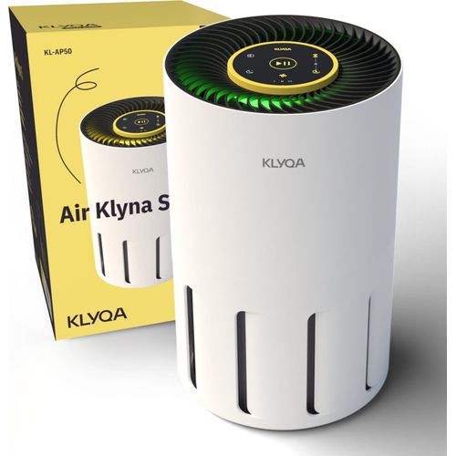 Klyqa Luftreiniger Allergiker mit HEPA-Filter. Gegen Tierhaare, Staub & Pollen. Luftfilter Smart gegen Tierhaare - Luftraum Reiniger Geräuscharm - Pet