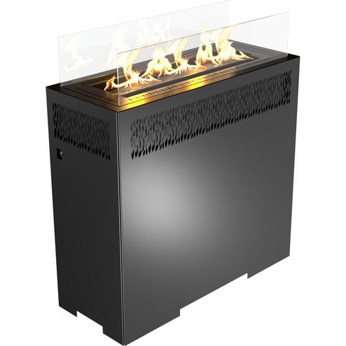 Hitze Gas-Terrassenheizung FUENTE L 12,3 kW schwarz Gasheizung Gas-Gartenheizer