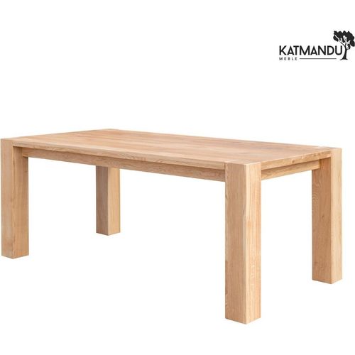 Esstisch Siena 140 × 90 cm Eiche - Massiver Eichenholztisch, geölt & gewachst, kompakte Größe