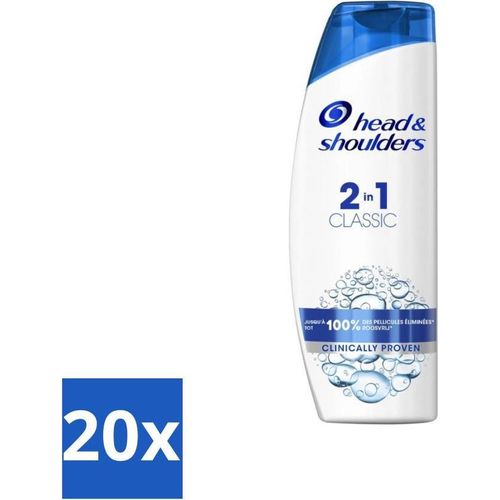 Head & Shoulders - 2in1 Anti-Schuppen Shampoo & Spülung - Classic - 270 ml - Vorteilspack - 20 Stücke